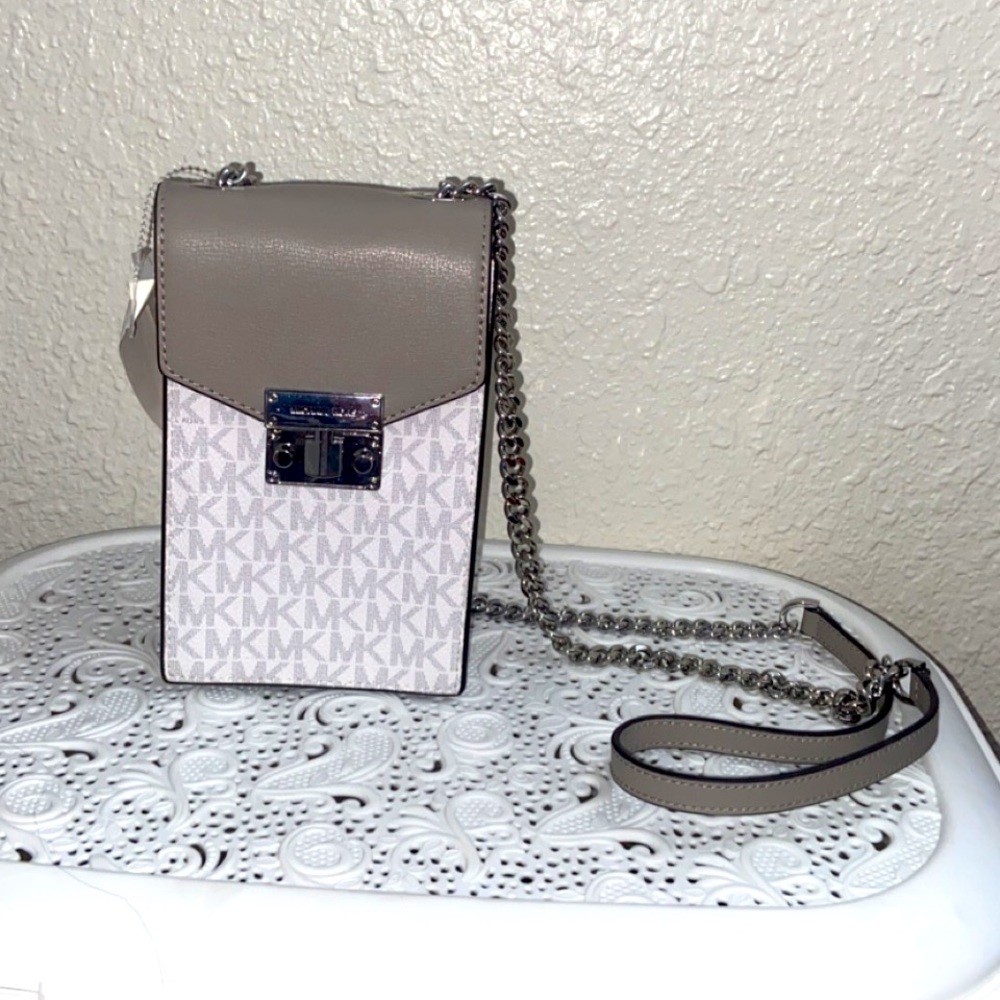 Michael Kors Rose SM NS Phone Crossbody Bag